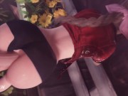 Preview 6 of Aerith Gainsborough and Cloud Strife in Her Flower Garden. GCRaw. Final Fantasy