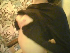 Horny Solo Girl Teasing and Playing With Boobs