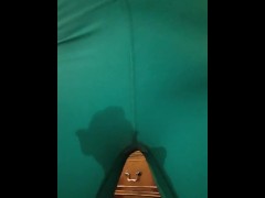 Came so hard I pissed my leggings twice after an hour of edging with a full bladder