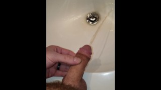 Pissing in the sink