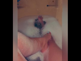 painted toes, latina, teen, solo female