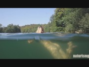 Preview 4 of Nude at the river teaser (Full video available on my Onlyfans: naturismgirl)
