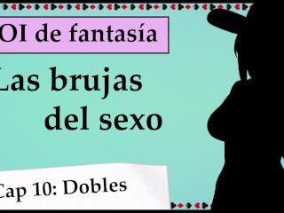 spanish, female orgasm, bruja, halloween