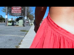 Cutting my dress in public until I'm completely naked (Music Video/Trailer)