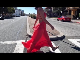 Cortando Meu Vestido Em Público Até Ficar Completamente Nua (Videoclipe/Trailer)