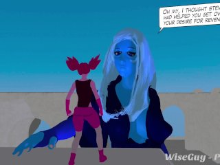 blue diamond, spinel, animation, parody