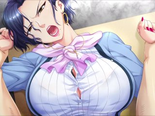 hentai game, big boobs, butt, creampie