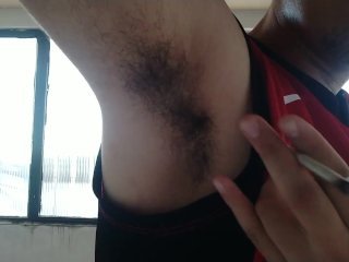 smoking weed and lick pits