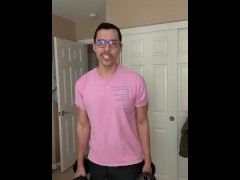 Dean Eros works out in white briefs. Jerks off. Dirty talk - Screenshot 1 of 16 - Latino