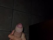 Preview 2 of Dropping a massive load on the floor with my giant cock