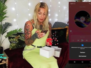 Nayomi Sharp unboxing and testing BeYourLover remote control Vibrator_Vanesia