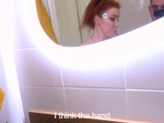 Preview 3 of Very rough sex with a neighbor! Red-haired Russian bitch!