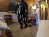 Inflatable MD-Latex Cyborg suit - drss up in Hazmatsuit