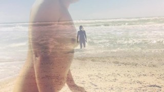 Maravilhosa história de verão de sexo na praia com minha ternura