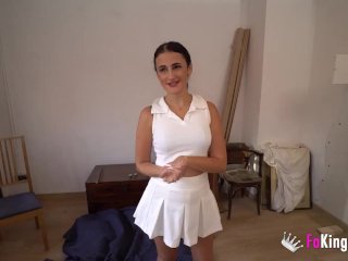 Unbelievable! Haix and GRANDPA!!! She's surprised by his BIG COCK