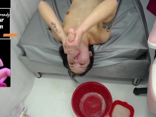 Super Mamada Al Dildo me Baño En Saliva