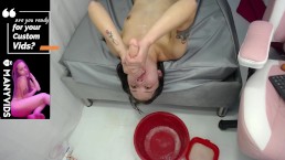 super mamada al dildo me baño en saliva