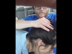 Blowjob in the Car from PAWG Ex GF pt2