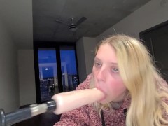 I practice my blowjob skills