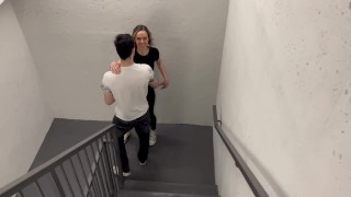 Public Agent Curly haired petite Spanish babe Geishakyd doggystyle sex in hallway