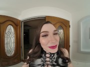 Preview 3 of Curvy Squirting Escort Babe Lily Lou Takes Your Virginity VR Porn