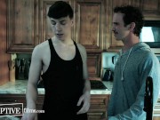 Preview 3 of Divorced Man Gives Rough Fuck To Spoiled Twinky Roommate - DisruptiveFilms