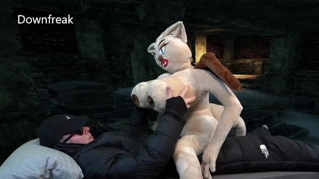 Plush Sex Doll Fantasy with down Suit in the Crypt. Huge Tits Monster  Succubus! - Pornhub.com