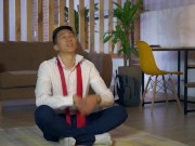 Preview 1 of Big dick Asian twink teaches you Spanish while you jerk off