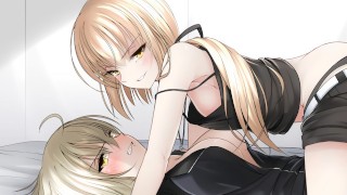 Jeanne Alter et Saber Alter Fight for your Dick (Hentai JOI) (F/GO, Femdom, CBT)