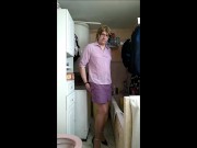 Preview 1 of Patty crossdresser purple outfit