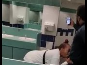 Preview 6 of Fuck her in cenima toilet while her man outside waiting