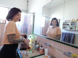 DTFsluts - Tattooed Babe Ivy Lebelle Calls James Deen Over to Fuck Her screenshot number 2
