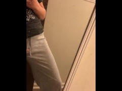 Quick pee in my sweatpants