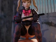 Preview 1 of Warden D.Va Anal Sex (Overwatch Anal Porn)