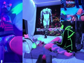 @SexyNeonKitty Compilação Rim Anal Pegging Sloppy Boquete Esguicho Fodendo Cosplay Roleplay Puppy