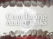 Preview 2 of CEI Challenges: Audio Cum Eating Instruction JOI Tasks on My FREE Gentle FemDom OnlyFans