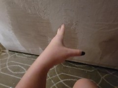 Piss mess I made soaking couch and carpet