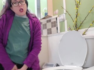 pissing, piss desperation, petite, pee holding