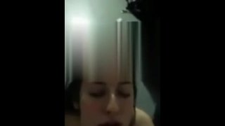 Sucks my cock tell I bust on her face