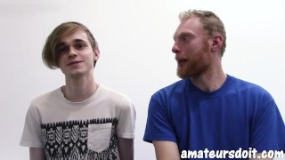 Ginger Bearded Hairy Aussie Amateur Top Fucks A Young & Smooth Total Passive Bottom