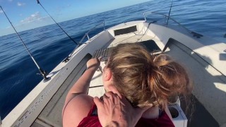A WET TEEN FUCKED IN THE OCEAN ON A BOAT