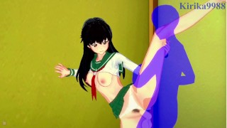 Kagome Higurashi and I have deep sex in a Japanese-style room. - Inuyasha Hentai (revised)