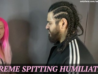 EXTREME Spitting Humiliation – {HD 1080P}