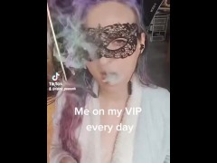 Smoking always puts me in a delicious mood!