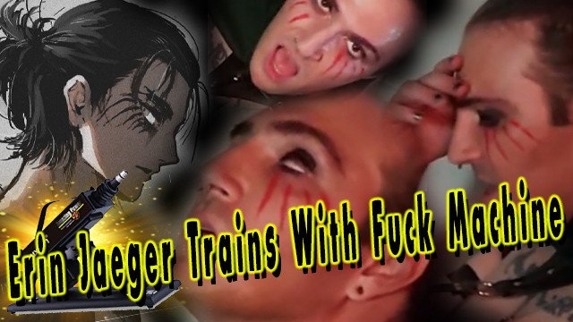 Attack on Titan - Erin Jaeger Trains with Fuck Machine