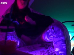 horny cougar seduce guys in hookah place night club