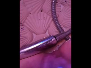 vertical video, female orgasm, shower, exclusive