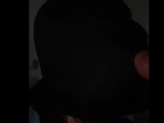 Deepthroat and throat fucking my toy 