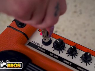 BANGBROS - Geek Can't Study Because His Hot Rockstar Step Sister Valerica Steele Wants To Jam Out An screenshot number 0