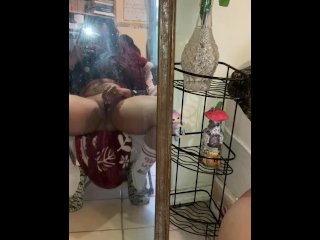 Latina flirting with herself